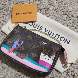 Luois Vuitton mini pouch.